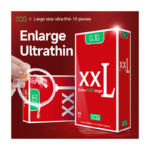 GJG XXL Size Contraception 55mm Latex Thin  Delay Timing Condoms-10PCS