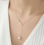 Fresh Genuine Pearl Choker Cream Freshwater Pearl Necklace - Image 2