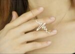 New Fashion Jewelry Imitation Titanium Steel Gold silver Heart Necklace - Image 3