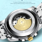 Tevise Full Steel Mens Watches Fashion Top Brand Luxury Business Tourbillon Automatic Mechanical Watch Men Waterproof Watch - Image 2