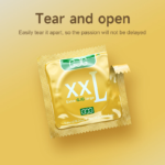 GJG XXL 60mm Big Size Hevvy Oil Lubricated Passionate Condoms -3Pcs/Box - Image 7