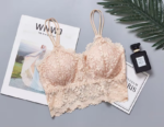 Chic Triangle Lace Bra Ladies Se-xy Comfortable Solid Color Brassiere T-shirt Lace Bra Bikini Style - Image 5