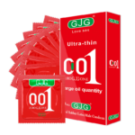 GJG 001 Ultra-thin Enjoy Ultra Experience Natural Condom - 10 pcs/Box