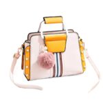 New fashion European and American same color contrast foreign trade large capacity women's bag - Image 4