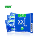 GJG XXL 56mm Size Ultra-Sensitive Ultimate Passionate Contraception Condoms - 3Pcs