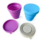 Portable & Reusable Food-Grade Silicone Folding Water Cup for Menstrual Cup Sterilizer - Image 3