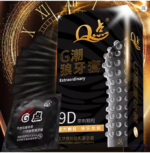 DKSHETOY 9D Extraordinary Dotted Hyaluronic Gel Super Lubricated Condoms - 12Pcs/Box - Image 2