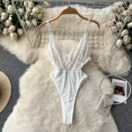 Casual Lace Short Jumpsuits High Waist Tights Jump Suits Ladies Se-xy Dress - Image 2