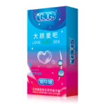 GJG Bold Love Ultra-Thin Texture Pure Long Timing Adult Lubrication Condoms - 10pcs/Box