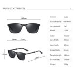 Brand Fashion Sun Glasses Alloy Polarized UV400 Lens Outdoor Driving Vintage Eyewear - Image 3