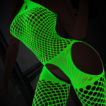 Elegant Women's Fish net Body stocking with High Elasticity - Mesh High Lingerie