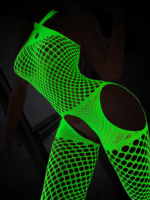 Elegant Women's Fish net Body stocking with High Elasticity - Mesh High Lingerie