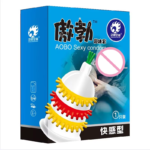 AOBO Special-shaped Chinese Fun Condoms - 5 Pcs - Image 5
