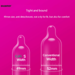 GJG Close Fit Invisible 49mm Better Fit Ultra Thin Condom - 3Pcs/Box - Image 3