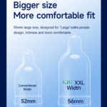 GJG XXL 56mm Size Ultra-Sensitive Ultimate Passionate Contraception Condoms - 10 Pcs - Image 7
