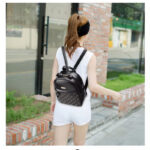Women's Large Capacity Anti-Theft Trendy Travel Backpacks For Women - Gray - Image 3