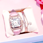Women diamond starry Luxury Watch & Bracelet set