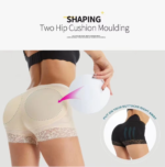 Women's Underwear Buttock Body Shaper Padded Breathable Vintage Mid Waist Tummy Control Butt-lifting Hiking Shorts Padded Panties - Image 3