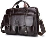 Men's Briefcase Bag Casual Handbag Cow Leather Single Shoulder Cross Body Business Travel Bag Messenger Computer Bag for men - Image 8