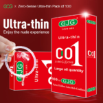 GJG 001 Ultra-thin Enjoy Ultra Experience Natural Condom - 10 pcs/Box - Image 2